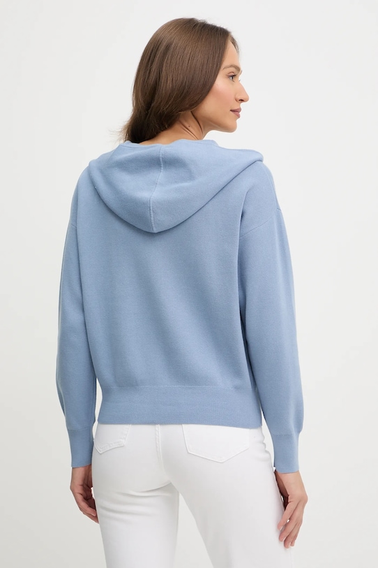 Πλεκτή ζακέτα Tommy Hilfiger WW0WW42018 μπλε AW25