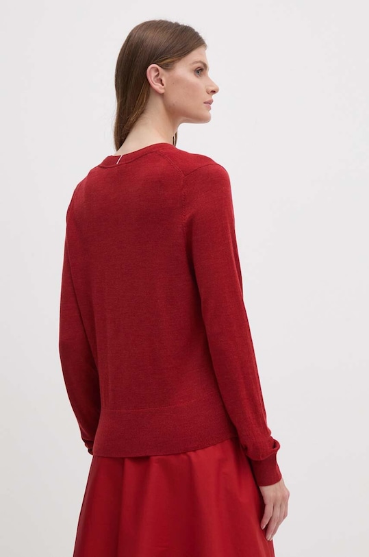 Oblečenie Vlnený kardigán Tommy Hilfiger WW0WW42140 burgundské