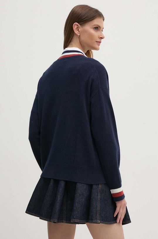 Odjeća Vuneni kardigan Tommy Hilfiger WW0WW42151 mornarsko plava