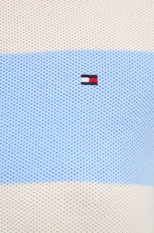 Tommy Hilfiger t-shirt bawełniany WW0WW42369 niebieski