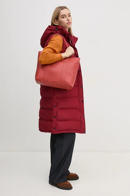 Бавовняний кардиган Tommy Hilfiger WW0WW43329 помаранчевий AW24