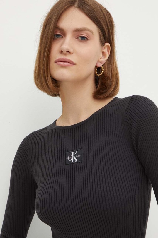 Calvin Klein Jeans longsleeve czarny J20J223611