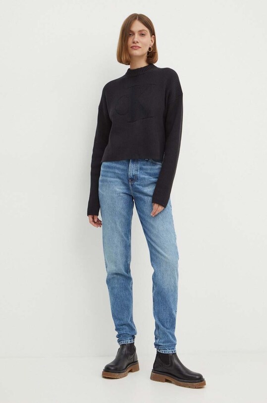 Светр Calvin Klein Jeans J20J223615 чорний AW24