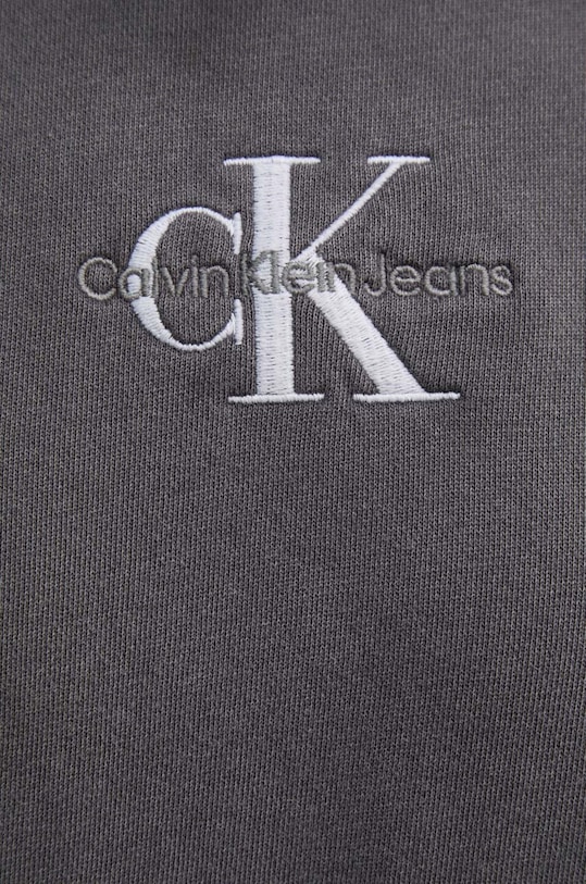 Calvin Klein Jeans bluza bawełniana J20J223534 szary