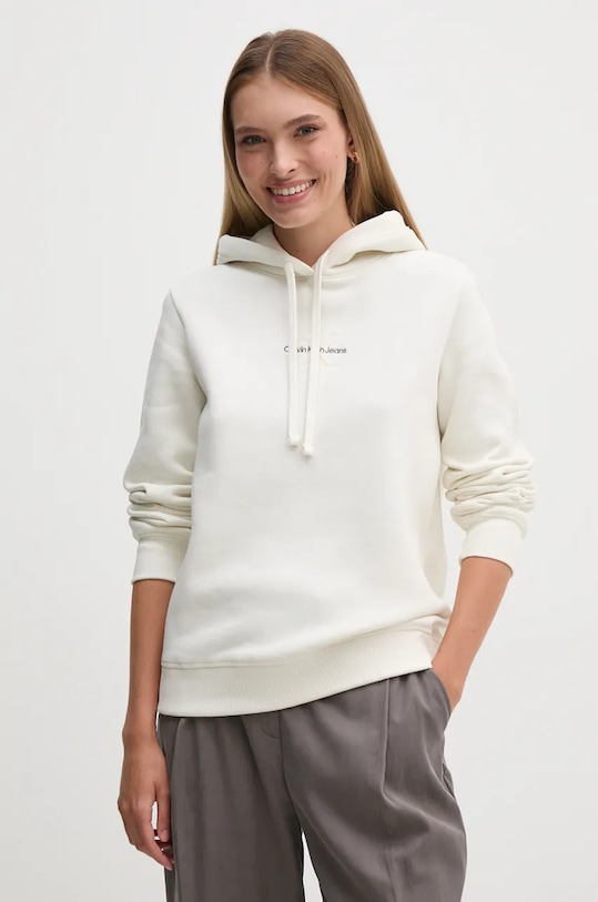Calvin Klein Jeans bluza pozostałe beżowy J20J223536
