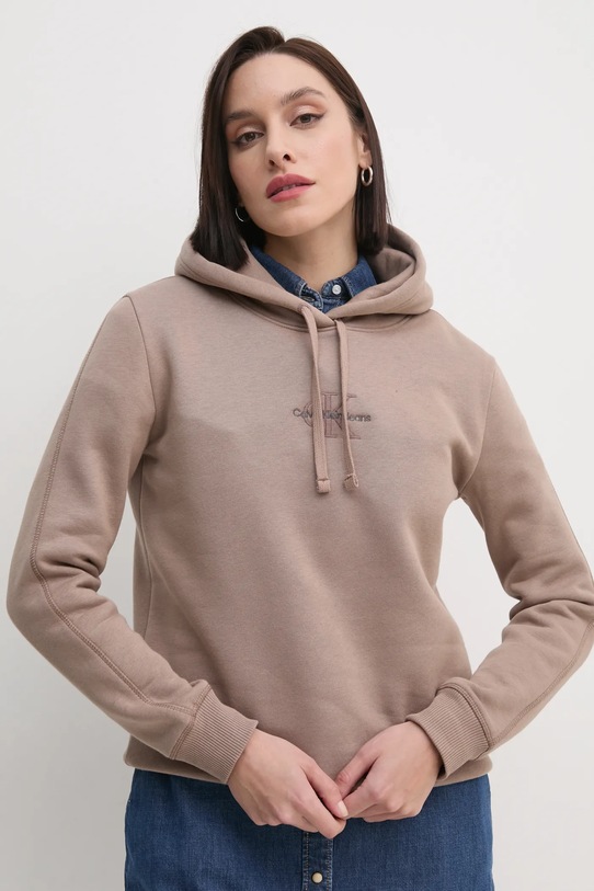 Calvin Klein Jeans bluza bej J20J223536