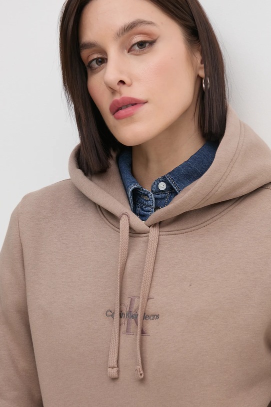 Calvin Klein Jeans bluza J20J223536 bej