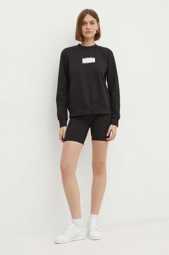 Mikina Calvin Klein Jeans J20J223537 černá AW24