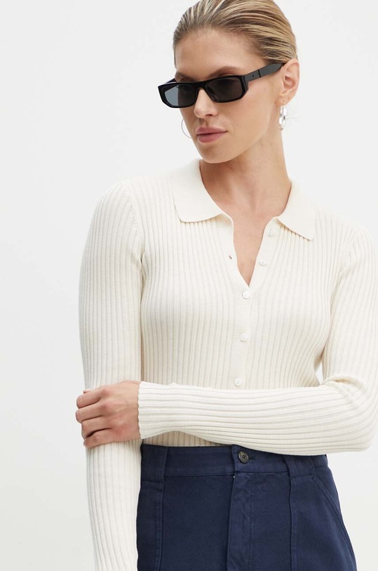 Herskind cardigan cu amestec de mătase Turner bej 5265106