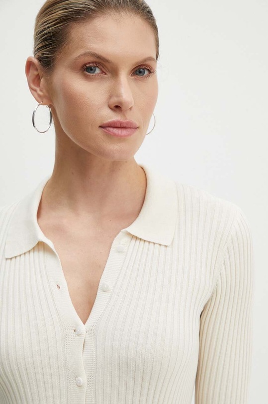 Herskind cardigan cu amestec de mătase Turner 5265106 bej