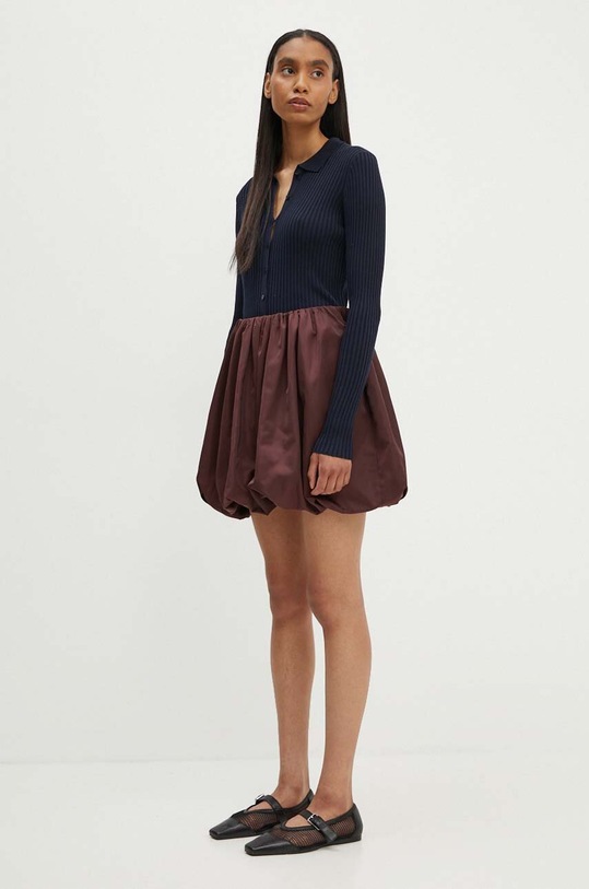 Жилетка с коприна Herskind Turner 5265106 тъмносин AW24