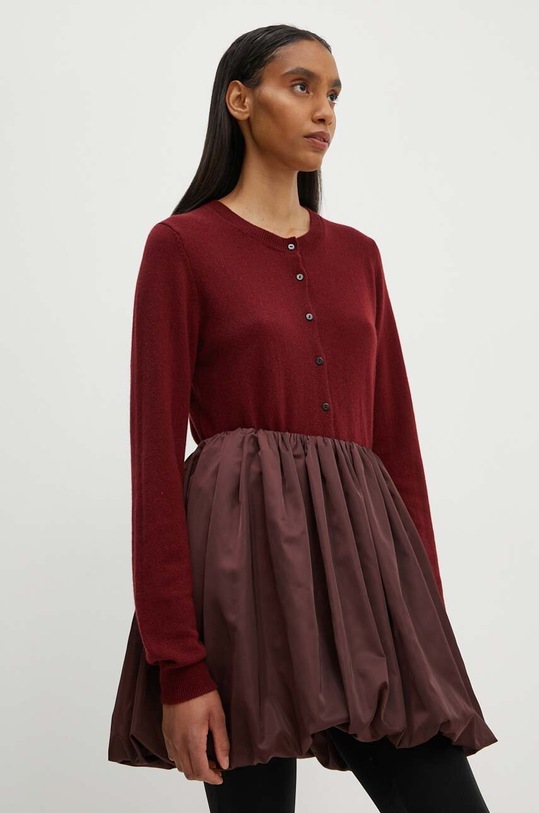 Кашемировый кардиган Herskind Roselle тонкий бордо 5241969