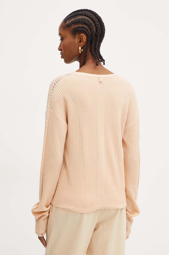 Odzież Patrizia Pepe sweter wełniany 8K0210.KM36 pomarańczowy