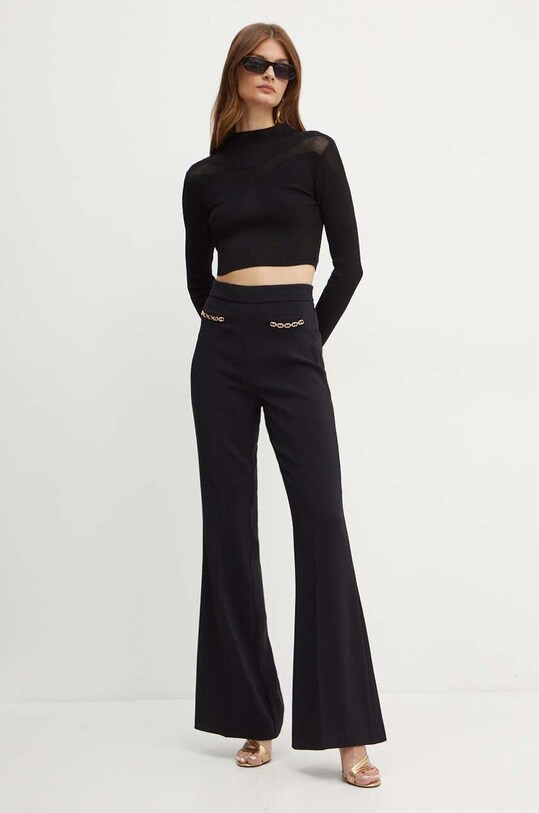 Светр Patrizia Pepe 8K0218.K195 чорний AW24