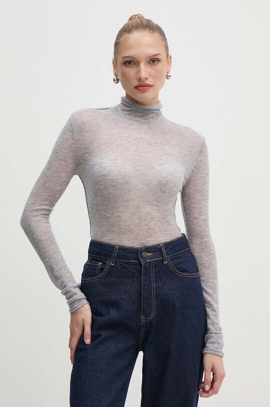 Patrizia Pepe pulover de lana gri 8K0234.K205