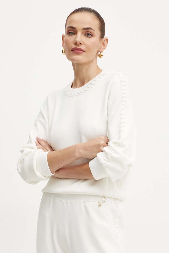 Patrizia Pepe sweter pozostałe beżowy 8K0235.K207