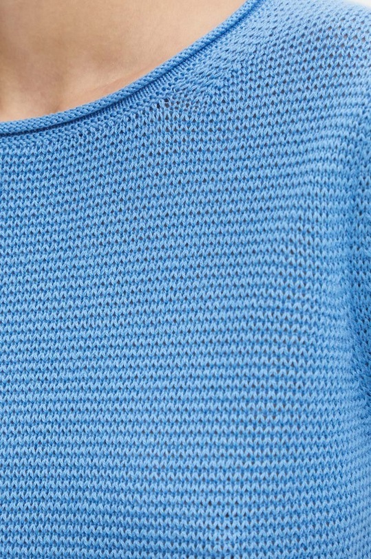 Βαμβακερό πουλόβερ Marc O'Polo 406605960447 μπλε