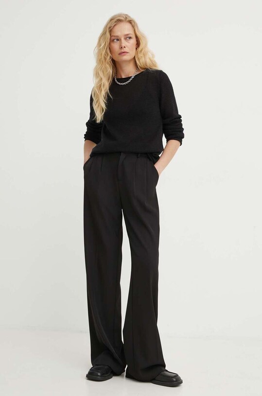Pamučni pulover Marc O'Polo 406605960447 crna AW24