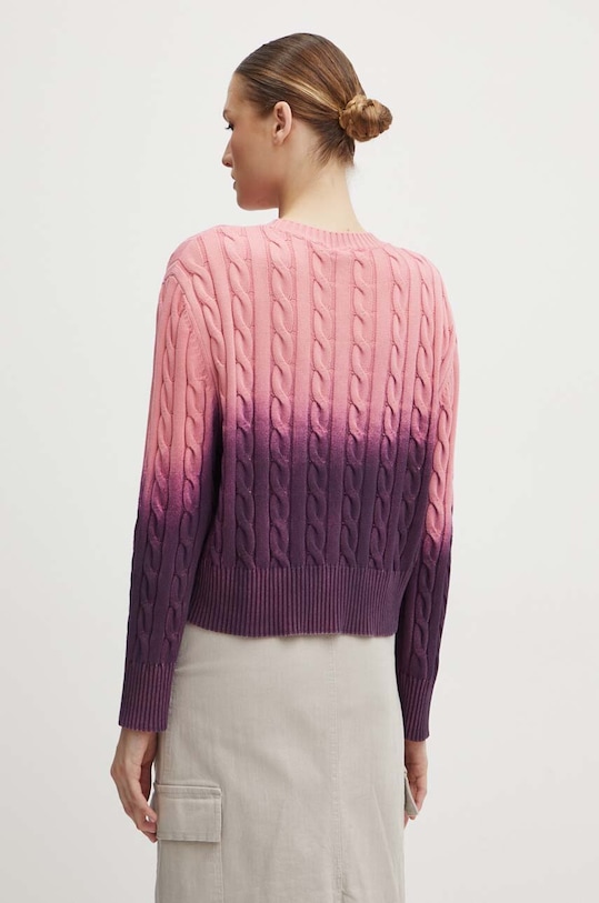 Odzież BOSS Orange sweter bawełniany 50519156 różowy