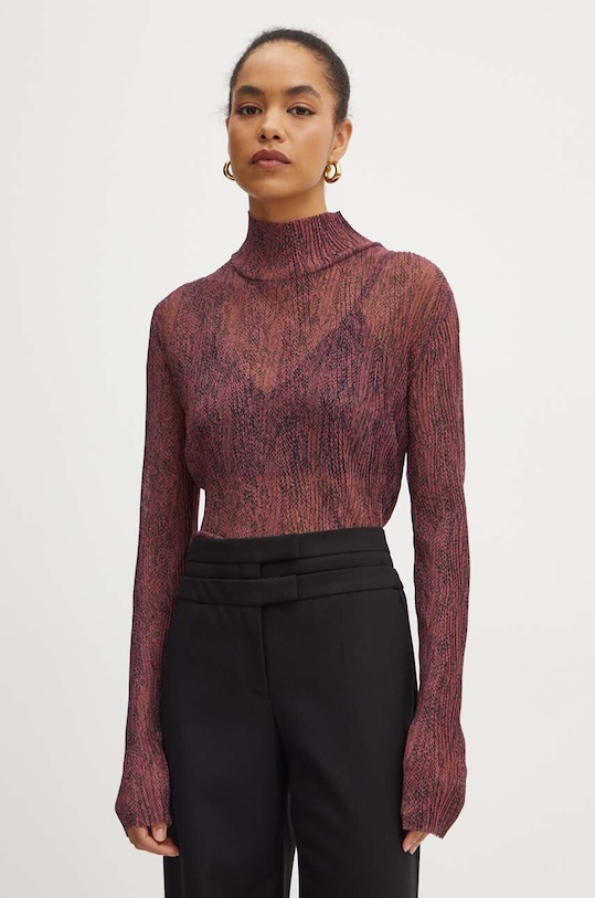 BOSS longsleeve carouri burgundia 50521730