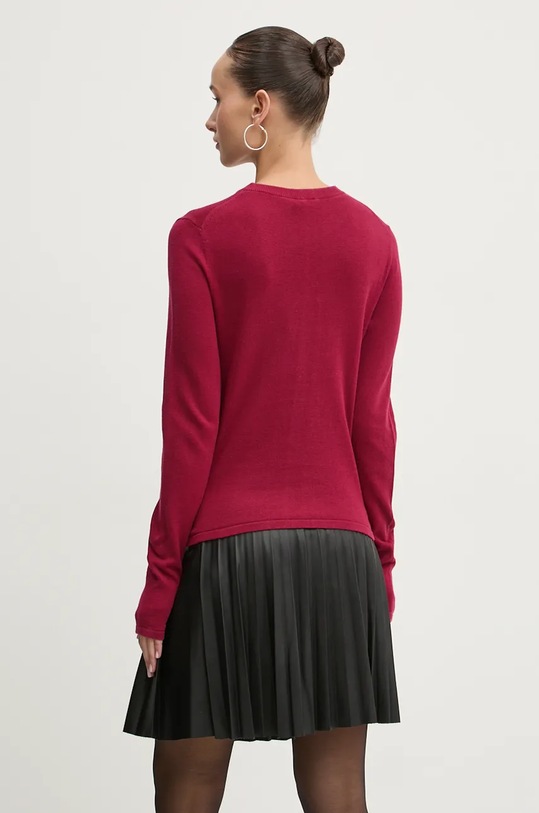 Oblečení Bavlněný svetr HUGO 50514296 burgundské