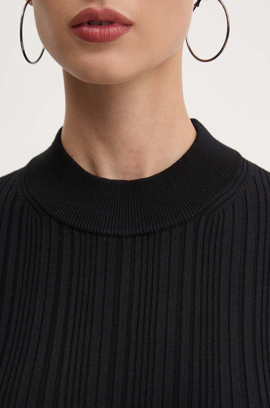 Πουλόβερ HUGO 50518311 μαύρο