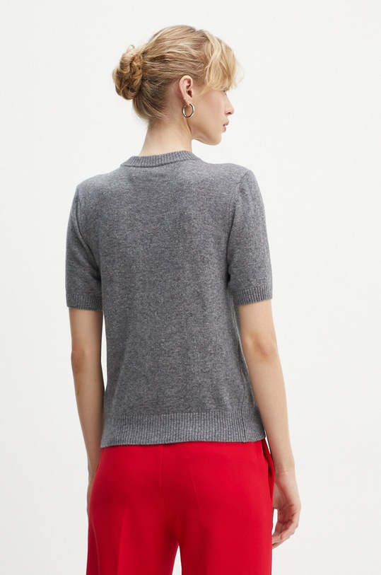 Odzież MSGM sweter wełniany 3741MDM226.247786 szary