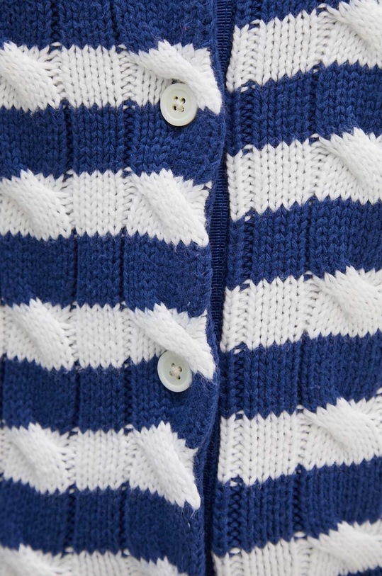 Bavlněný kardigan Polo Ralph Lauren 211935318 modrá