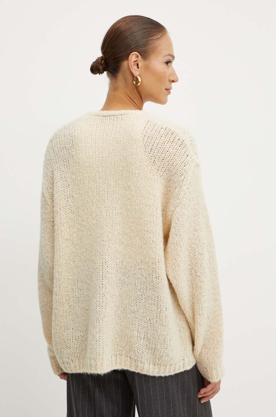 Odzież Weekend Max Mara kardigan wełniany 2425346011600 beżowy