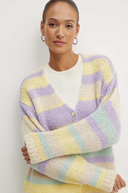 Weekend Max Mara kardigan wełniany wełna multicolor 2425346011600