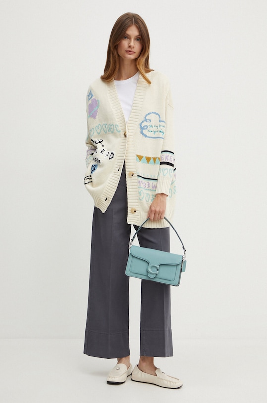 Weekend Max Mara kardigan 2425346031600 beżowy AW24