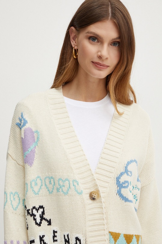 Weekend Max Mara kardigan 2425346031600 beżowy