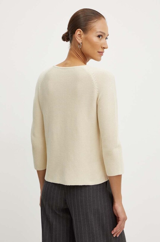 Дрехи Памучен пуловер Weekend Max Mara 2425366121600 бежов