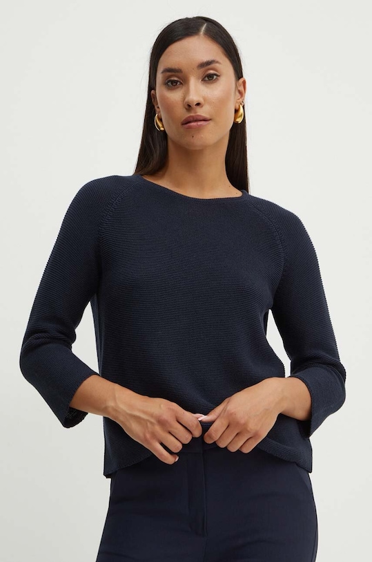 Weekend Max Mara pamut pulóver pamut sötétkék 2425366121600