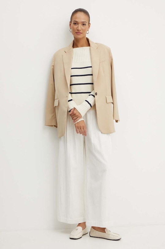 Weekend Max Mara pulóver 2425366221600 bézs AW24