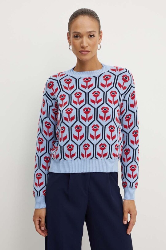 Weekend Max Mara sweter pozostałe niebieski 2425366241600