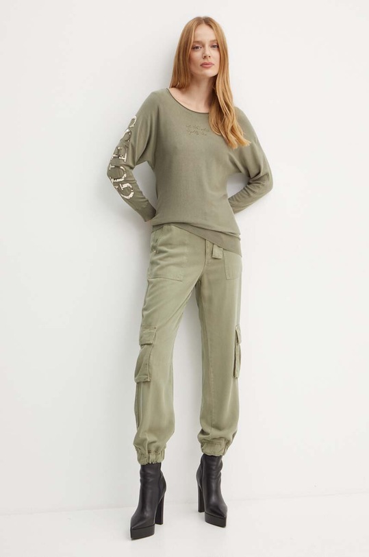 Guess sweter MAEVE W4YR34.Z2NQ2 zielony AW24