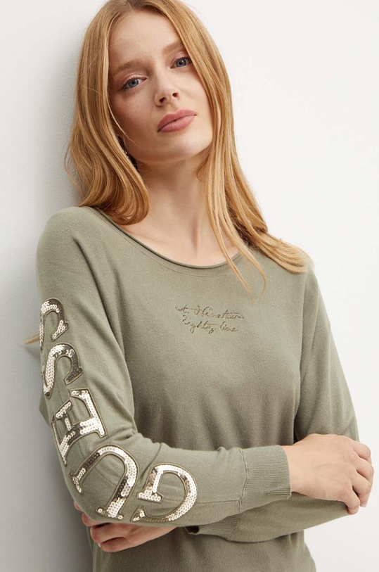 Guess sweter MAEVE zielony W4YR34.Z2NQ2