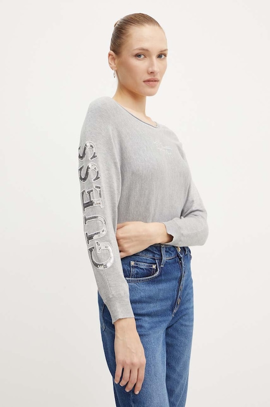 Πουλόβερ Guess MAEVE άλλο γκρί W4YR34.Z2NQ2
