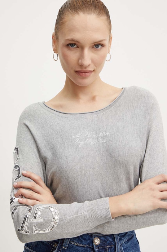 Πουλόβερ Guess MAEVE γκρί W4YR34.Z2NQ2