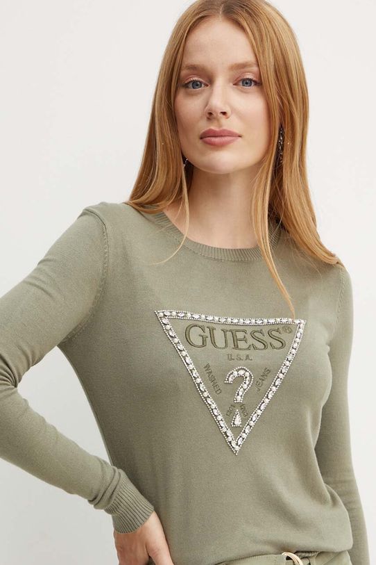 Guess pulover RYLIE verde W4YR31.Z2NQ2