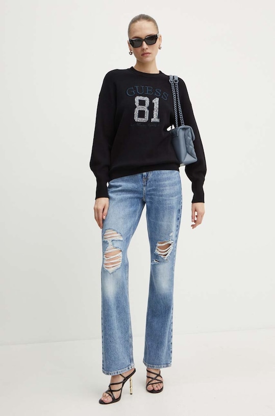 Guess sweter VIVIANA W4YR30.Z26I0 czarny AW24