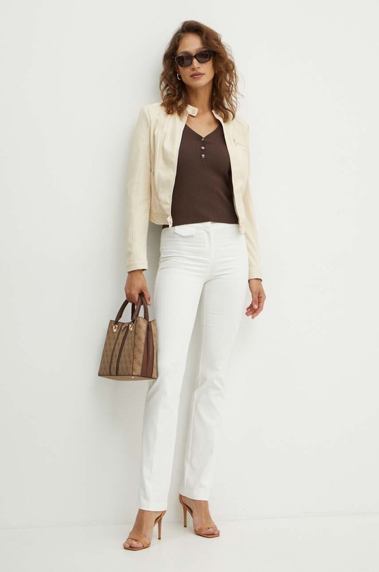 Guess sweter BLAIRE W4YR16.Z2V62 brązowy AW24