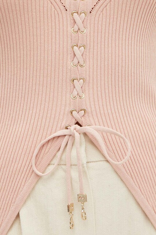 Guess sweter SELENE W4YR03.Z2V62 różowy