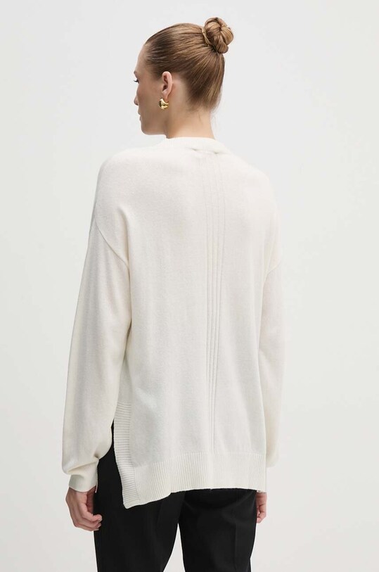 Odzież Guess sweter z domieszką wełny MATILDA W4YR55.Z3FH0 beżowy