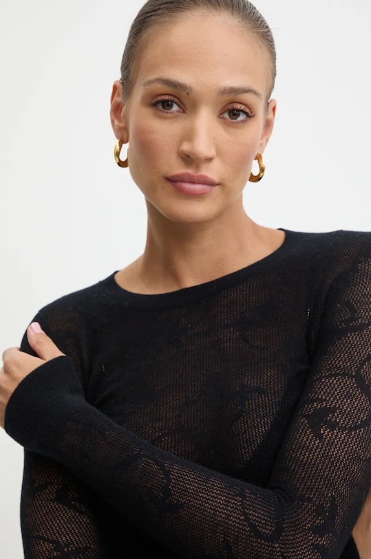 Vlněný svetr Pinko černá 104006.A224