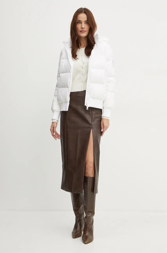 Kašmírový kardigan Pinko 103982.A22C béžová AW24