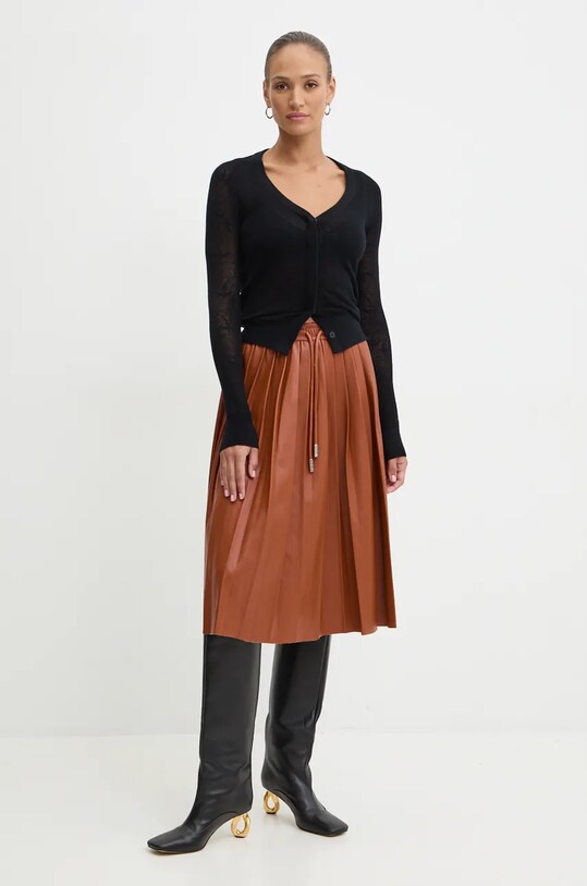 Вовняний кардиган Pinko 104007.A224 чорний AW24