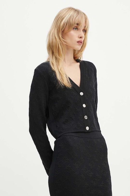 Pinko kardigan pozostałe czarny 103971.A21T