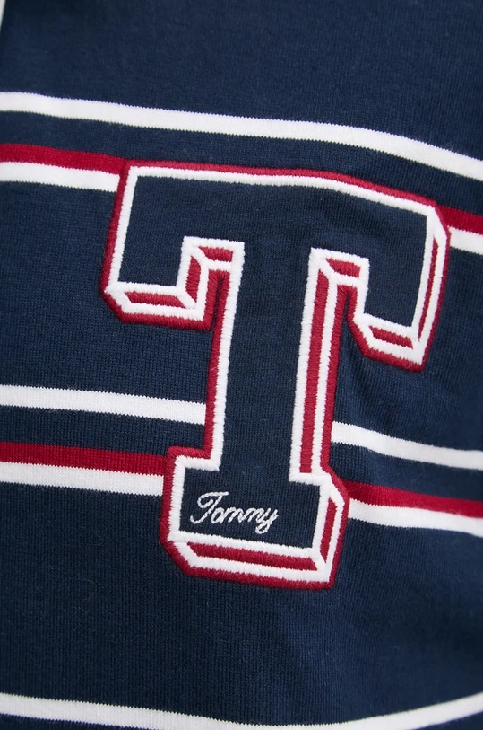 Bavlněné tričko s dlouhým rukávem Tommy Jeans DW0DW18498